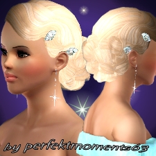 Wedding hair with aquamarin clips by perfektmoments63 - The Exchange ...