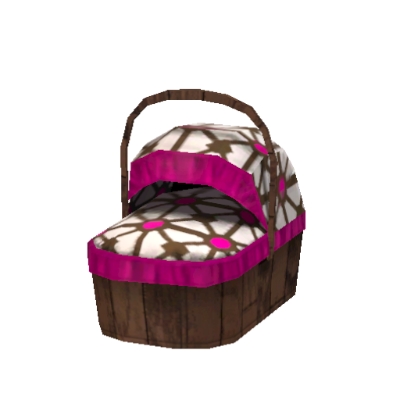 Pink and Chocolate Bassinet by PrettyKitty - The Exchange - Community ...