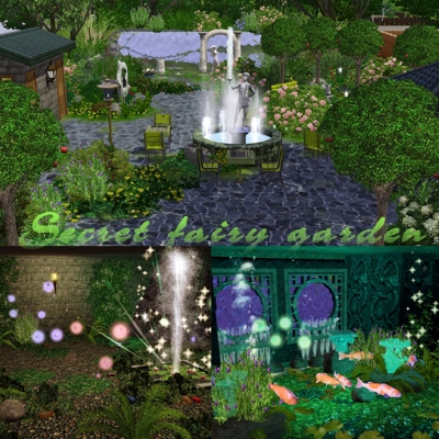 Secret Fairy Garden By Nnnnatali The Exchange Community The Sims 3