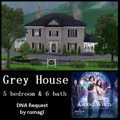 Renderen Onderzoek Rennen Grey House from the Good Witch by romagi1 - The Exchange - Community - The Sims  3